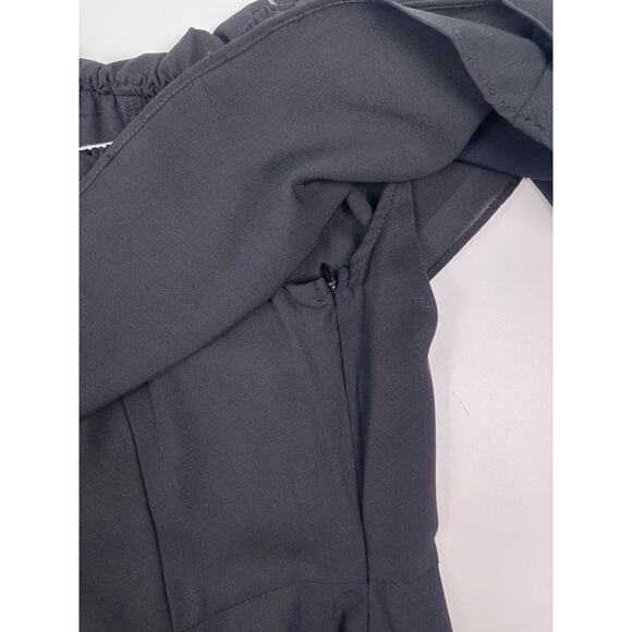 HYFVE Black Ruffle Jumpsuit Size M - Picture 6 of 9